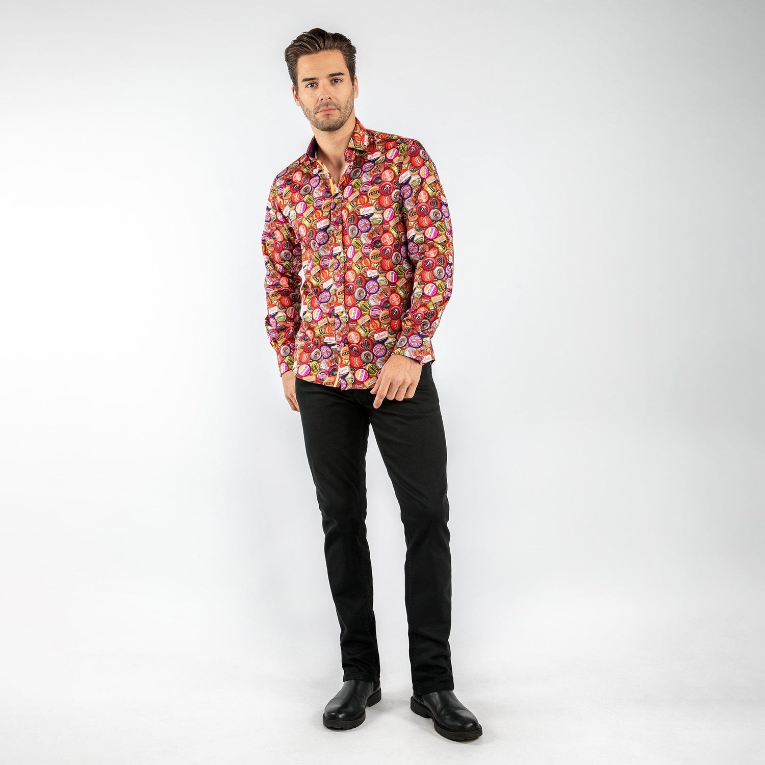 BOTTLE CAP PRINT SHIRT