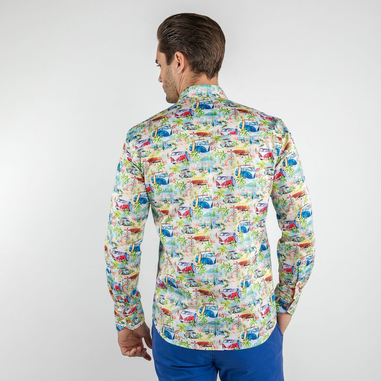 CAMPERVAN EXOTIC PRINT SHIRT