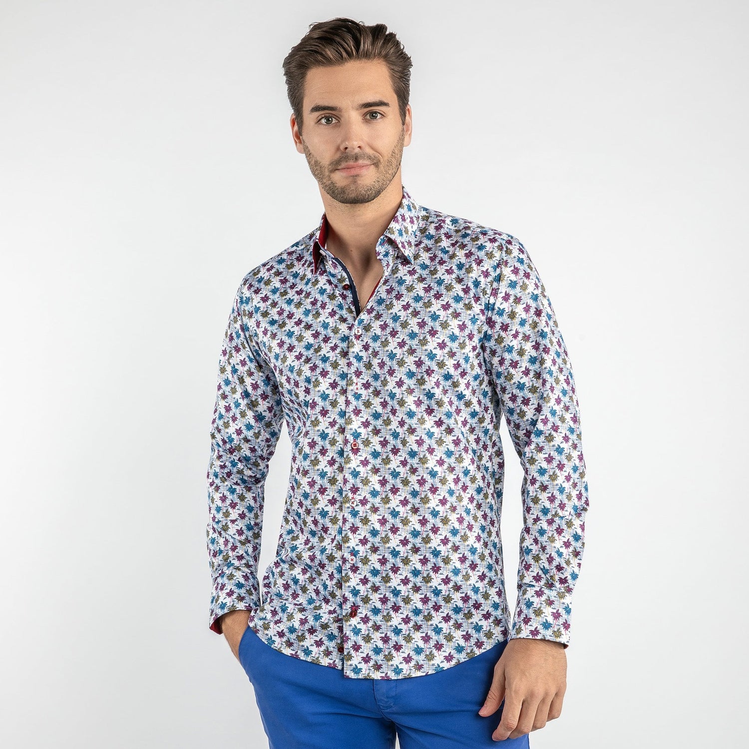 PALMS MULTICOLOUR PRINT SHIRT