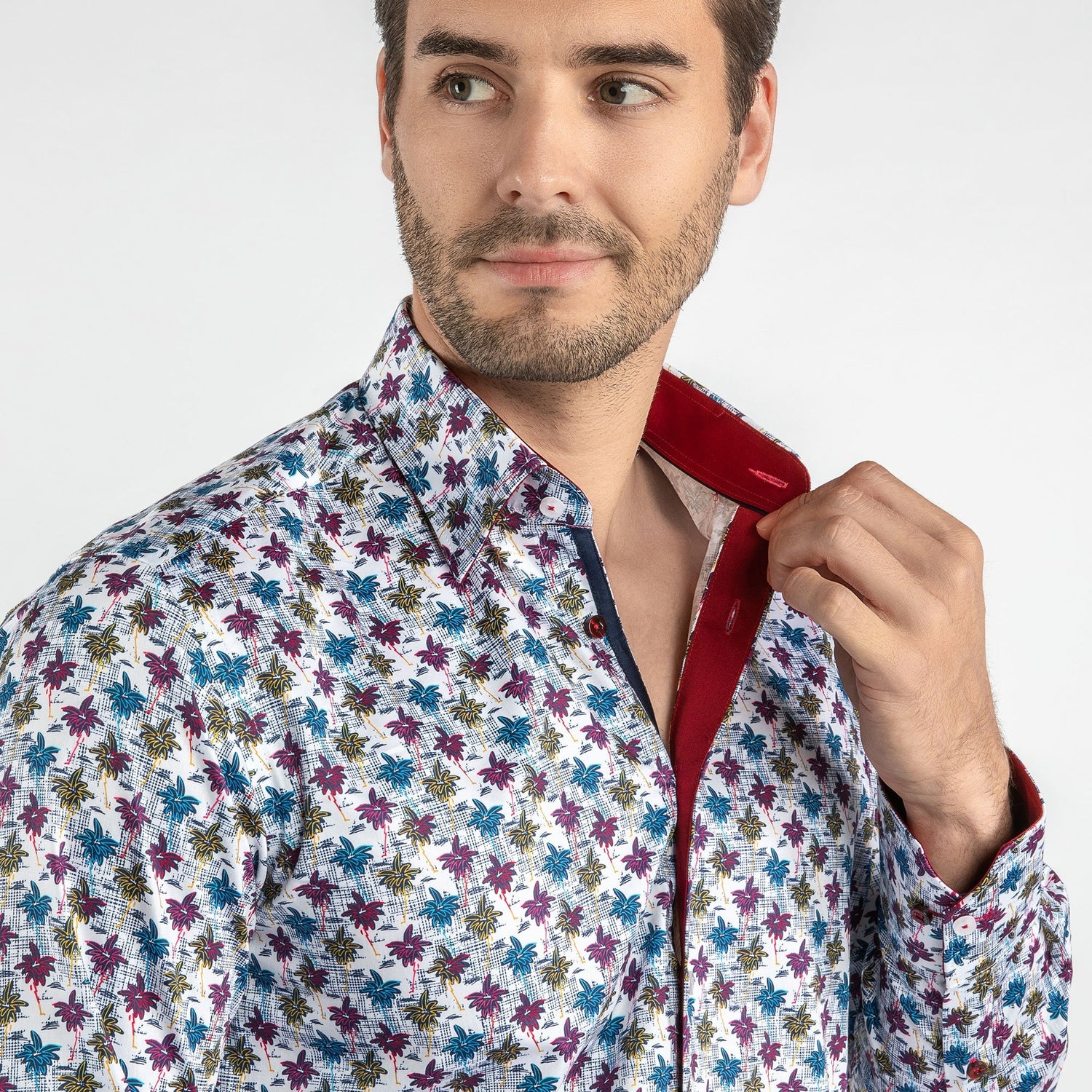 PALMS MULTICOLOUR PRINT SHIRT