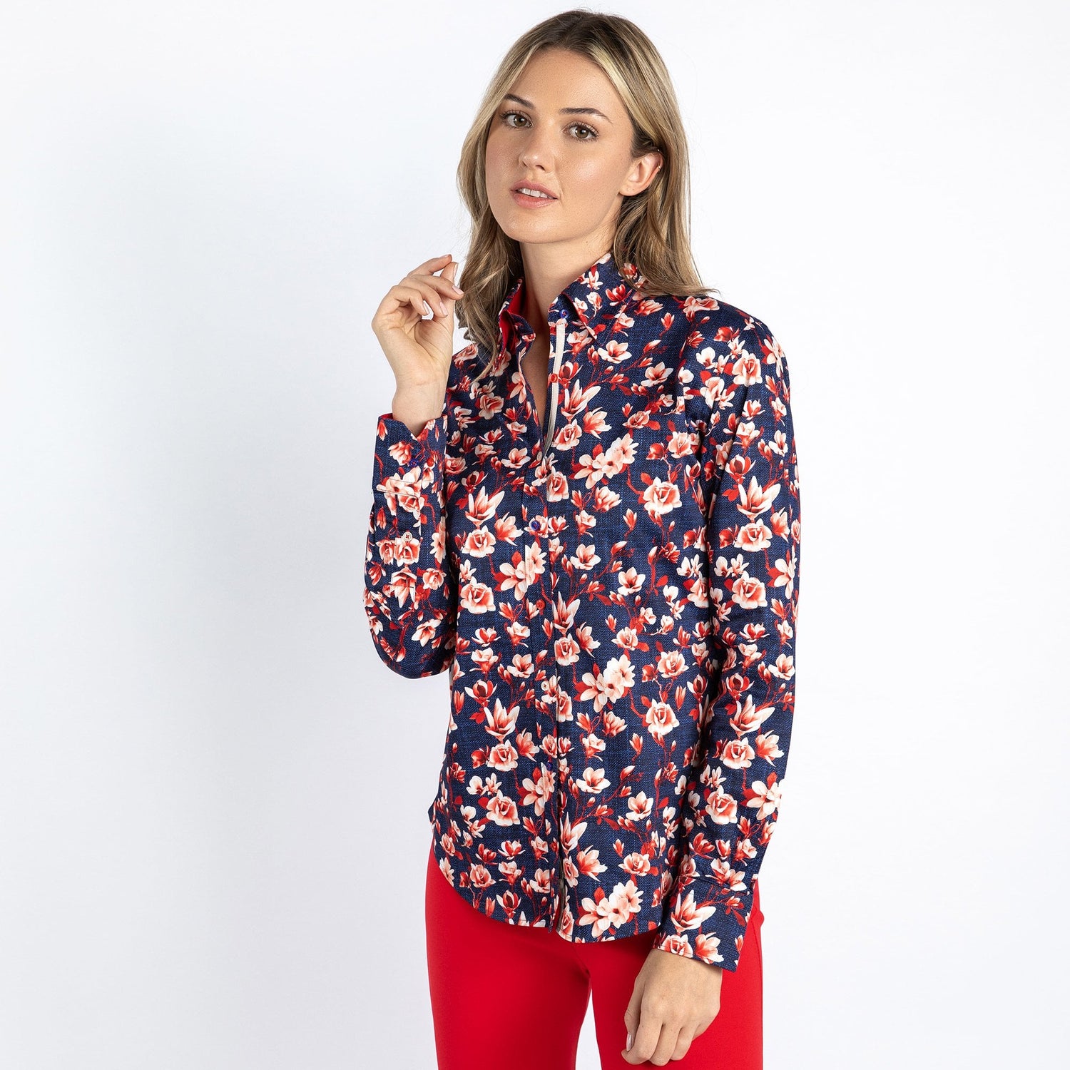 MAGNOLIA WOMENS  PRINT SHIRT