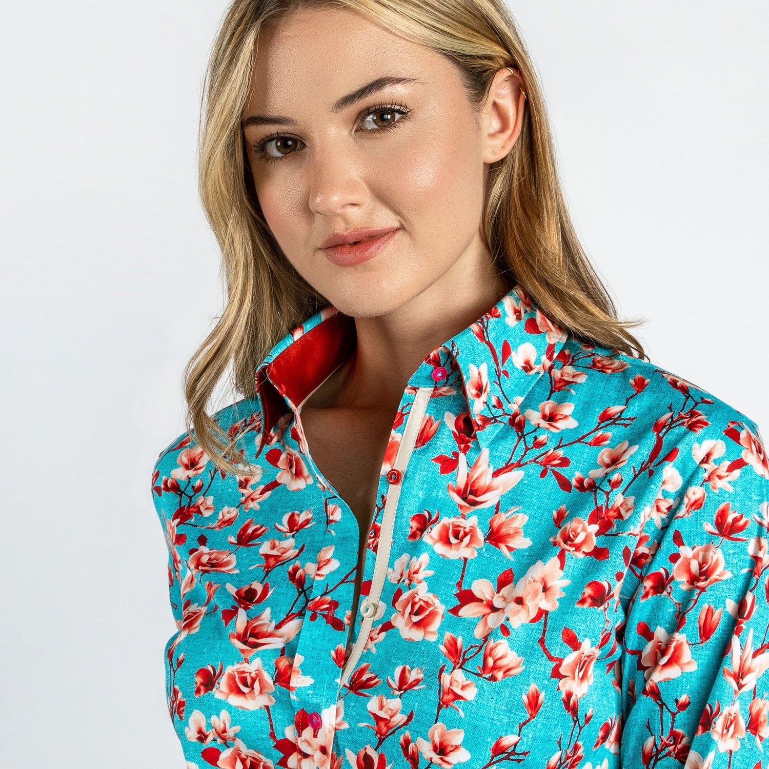 MAGNOLIA WOMENS  PRINT SHIRT