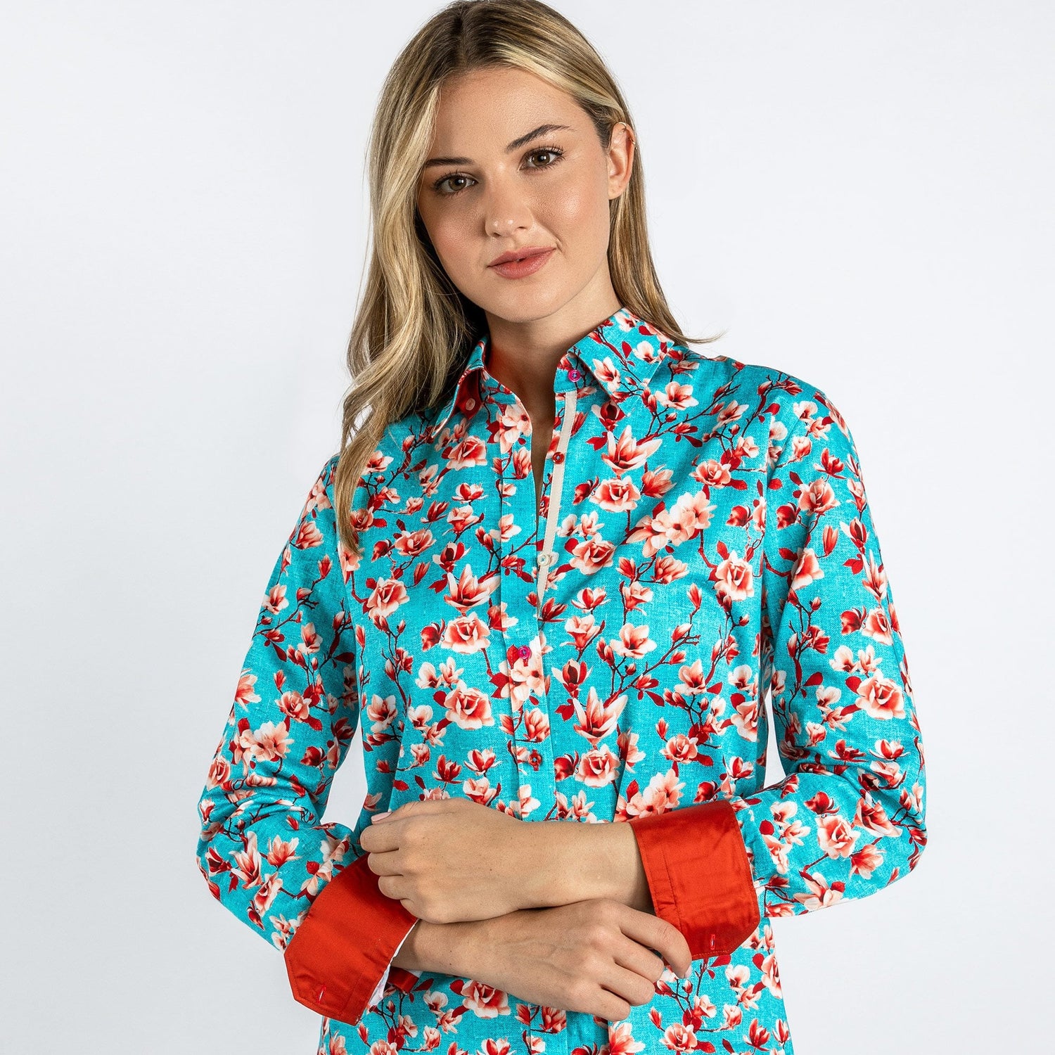 MAGNOLIA WOMENS  PRINT SHIRT