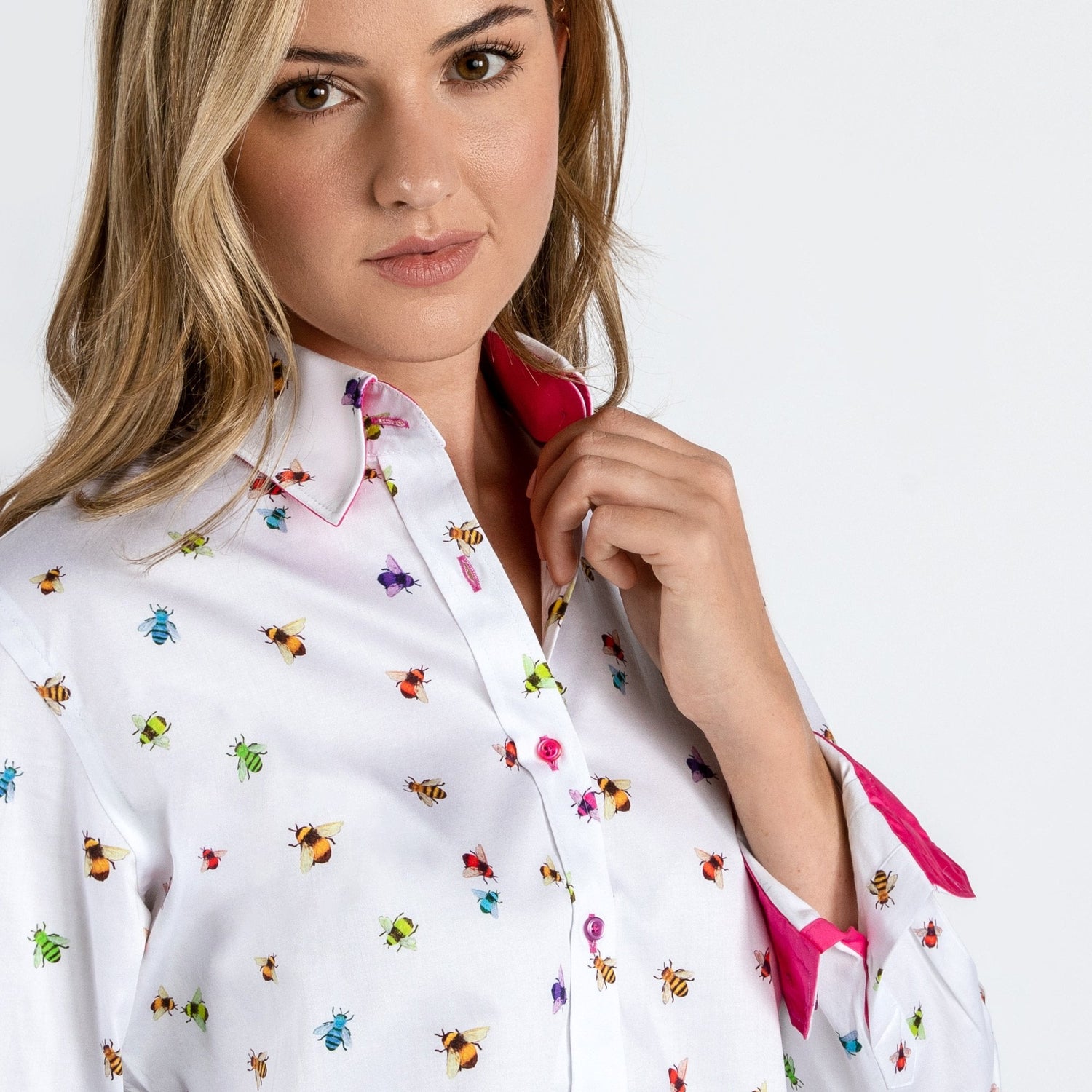 MULTICOLOUR BEES WOMENS  PRINT SHIRT