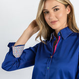 CLASSIC WOMENS SATIN COTTON SHIRT