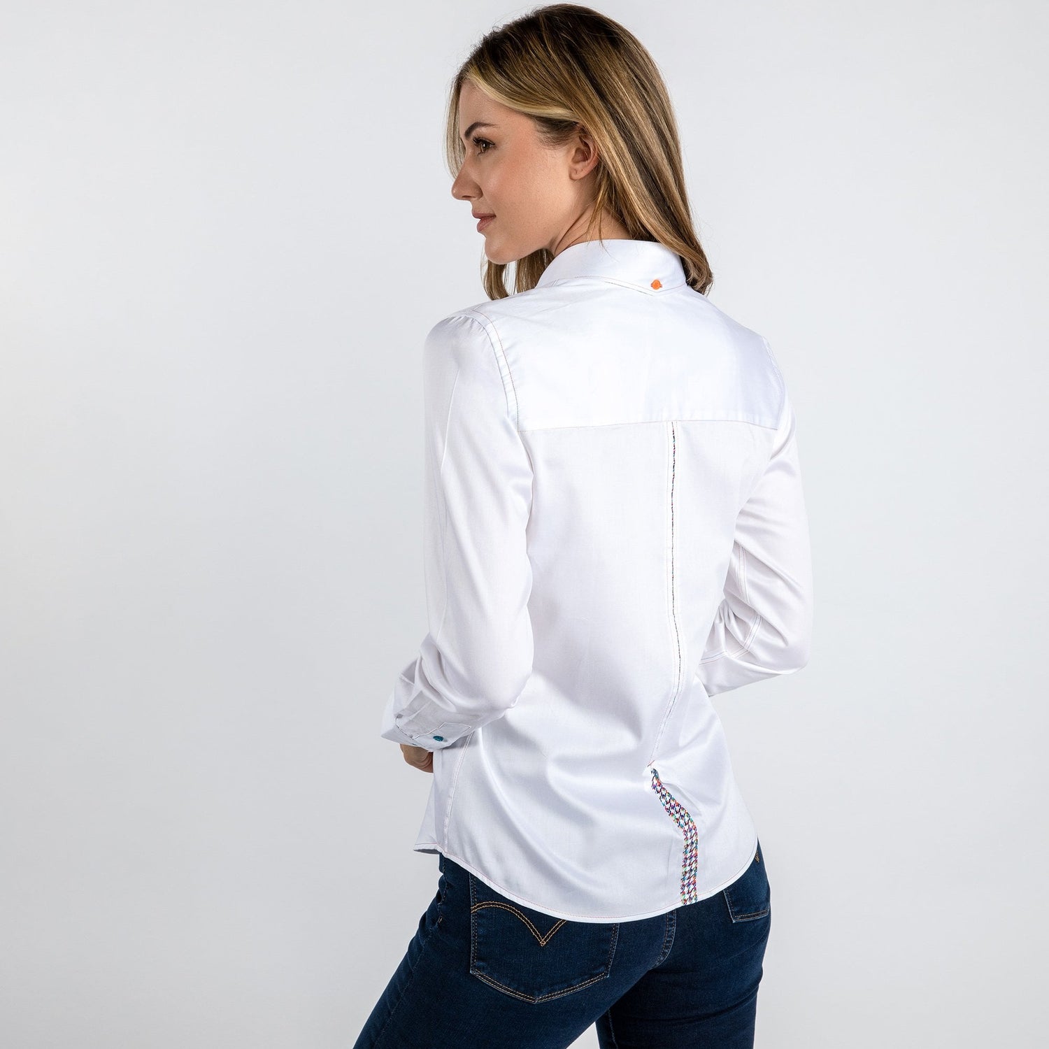 CLASSIC WOMENS SATIN COTTON SHIRT