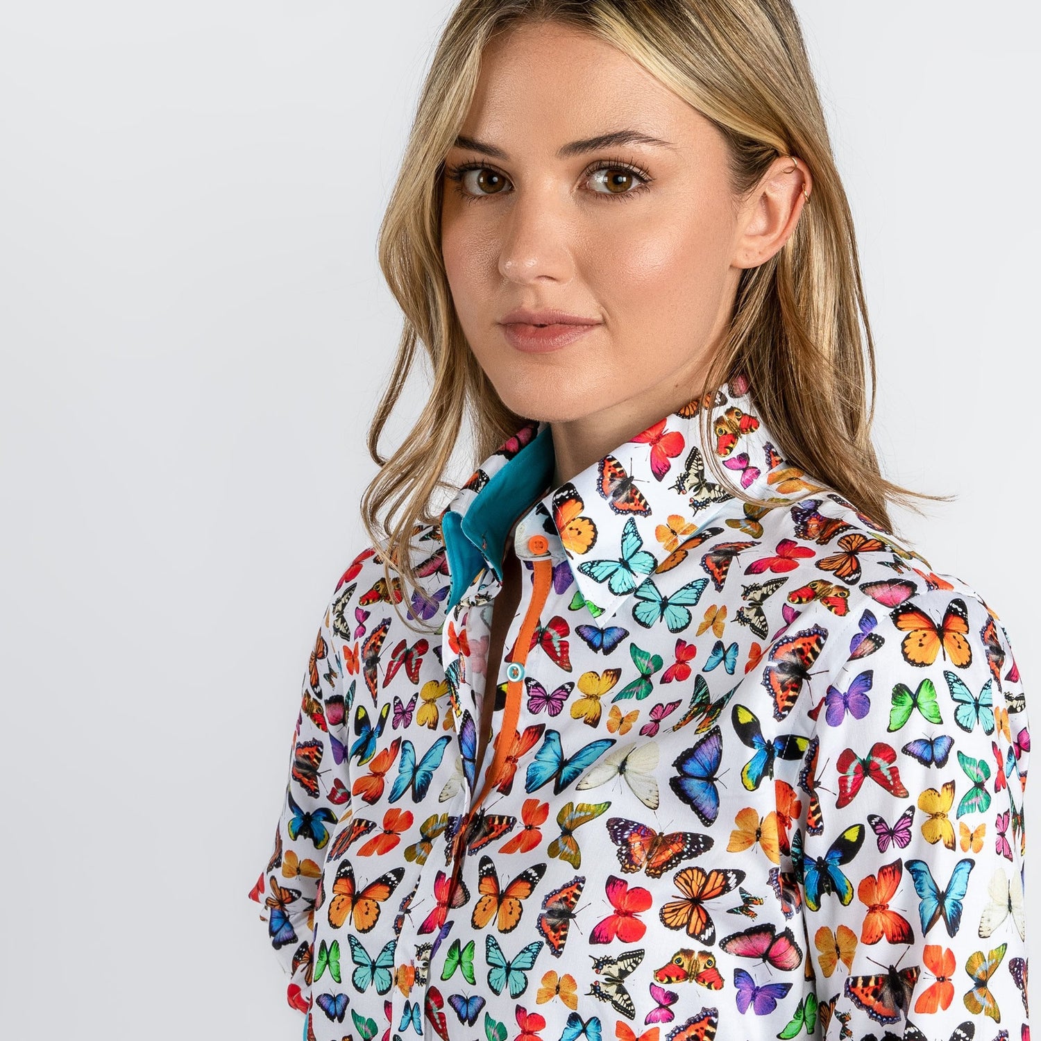 BUTTERFLY WOMENS  PRINT SHIRT