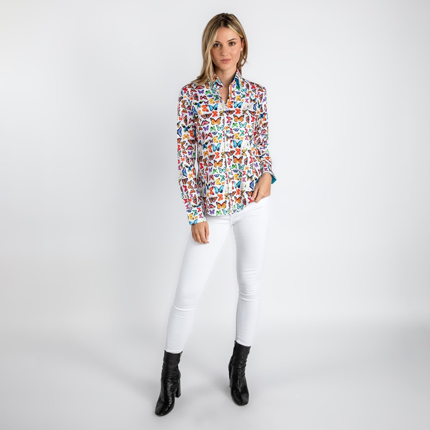 BUTTERFLY WOMENS  PRINT SHIRT