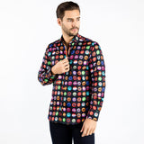 BOTTLE CAP RETRO PRINT SHIRT