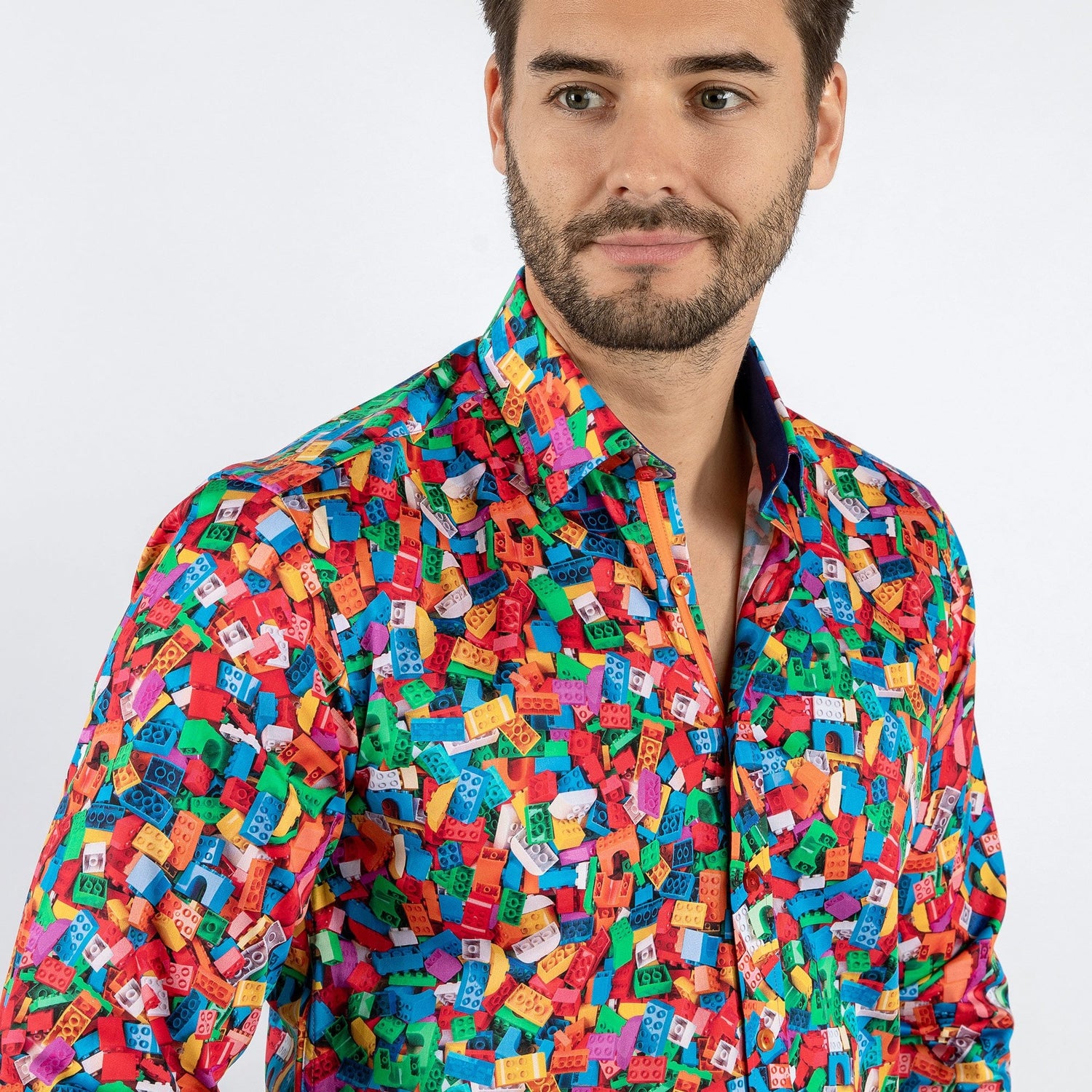 BUILDING BLOCK TOYS PRINT SHIRT