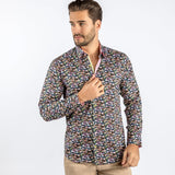 FIELD OF BLOOM PRINT SHIRT