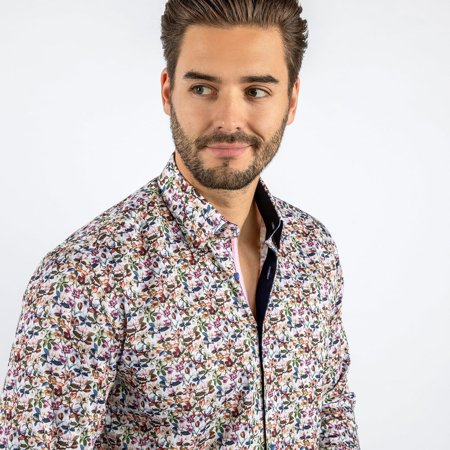 FIELD OF BLOOM PRINT SHIRT