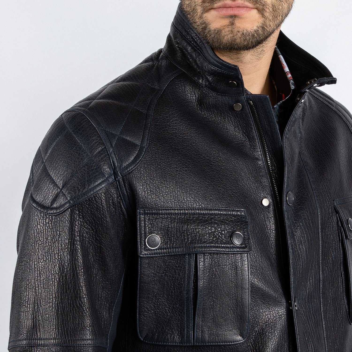 The Expedition Leather Utility Jacket