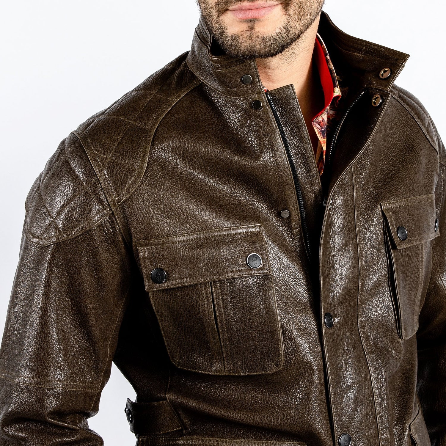 The Expedition Leather Utility Jacket