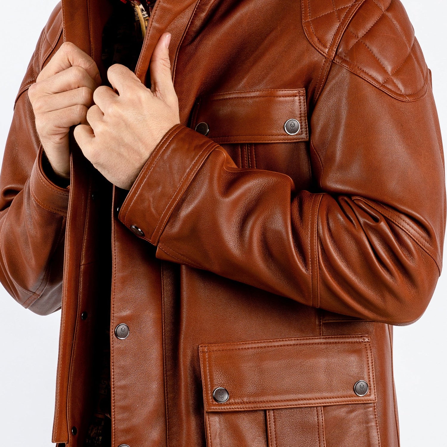 The Expedition Leather Utility Jacket