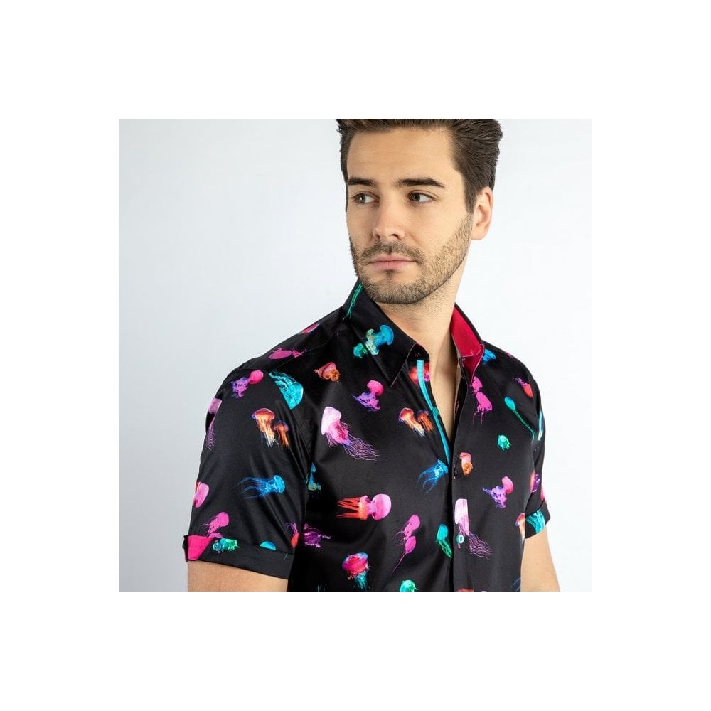 JELLYFISH PRINT SHORT SLEEVE SHIRT