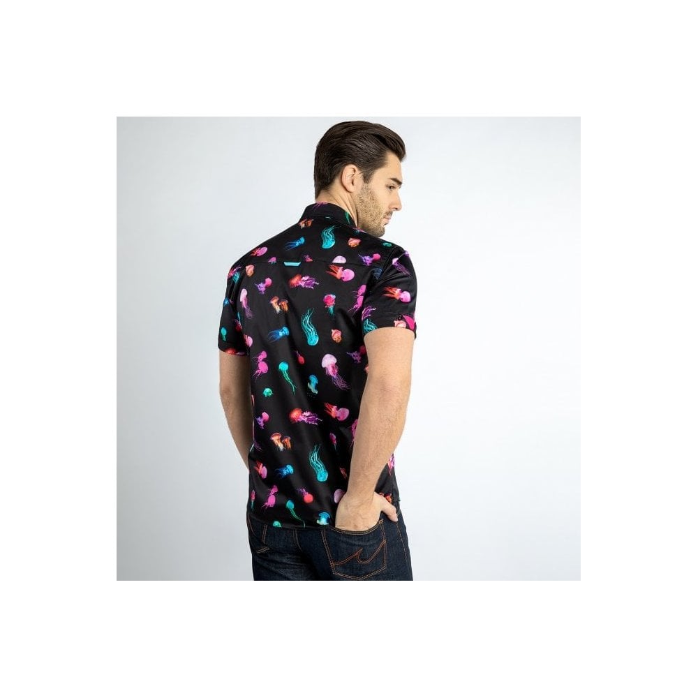 JELLYFISH PRINT SHORT SLEEVE SHIRT