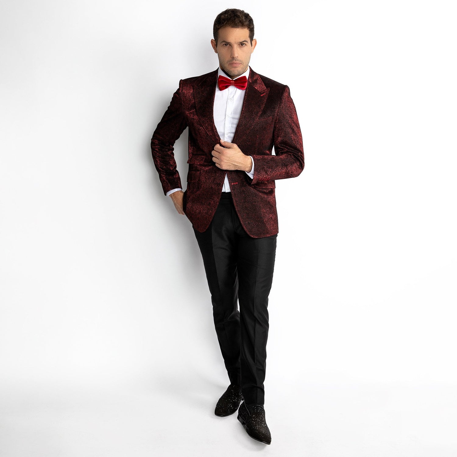 LUXURY FITTED SPARKLING DINNER JACKET