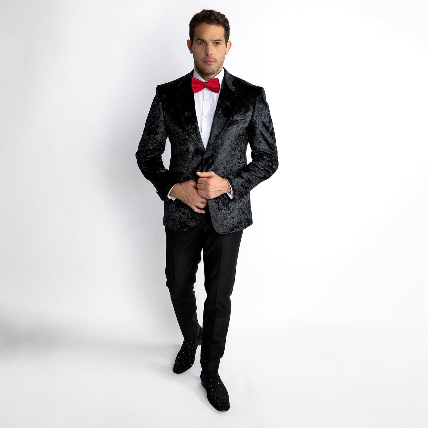 LUXURY FITTED DISTORTION DINNER JACKET