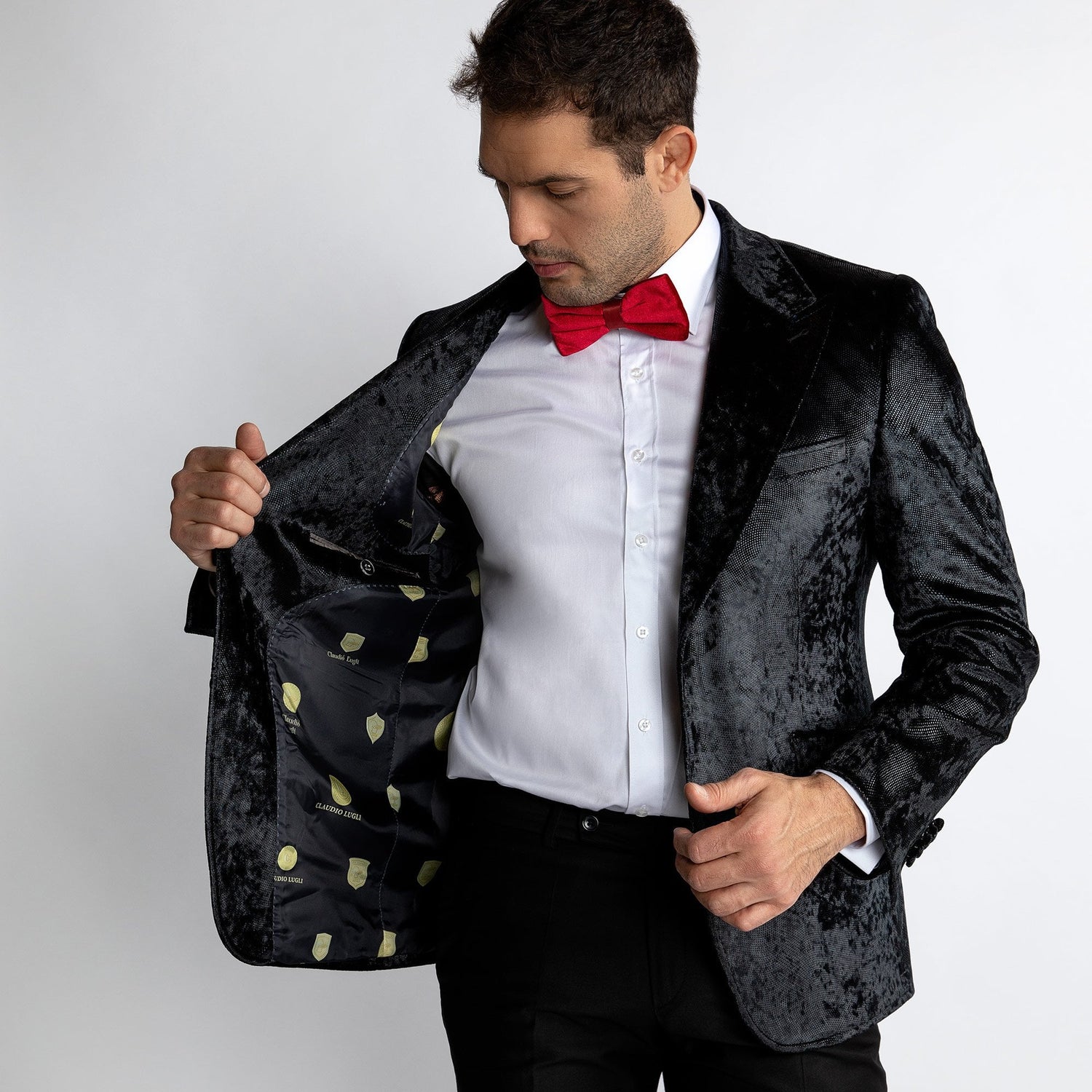 LUXURY FITTED DISTORTION DINNER JACKET