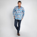 PHEASANTS FLYING PRINT SHIRT