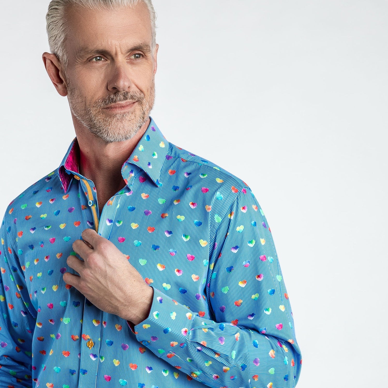 HEARTS MULTICOLOUR PRINT SHIRT