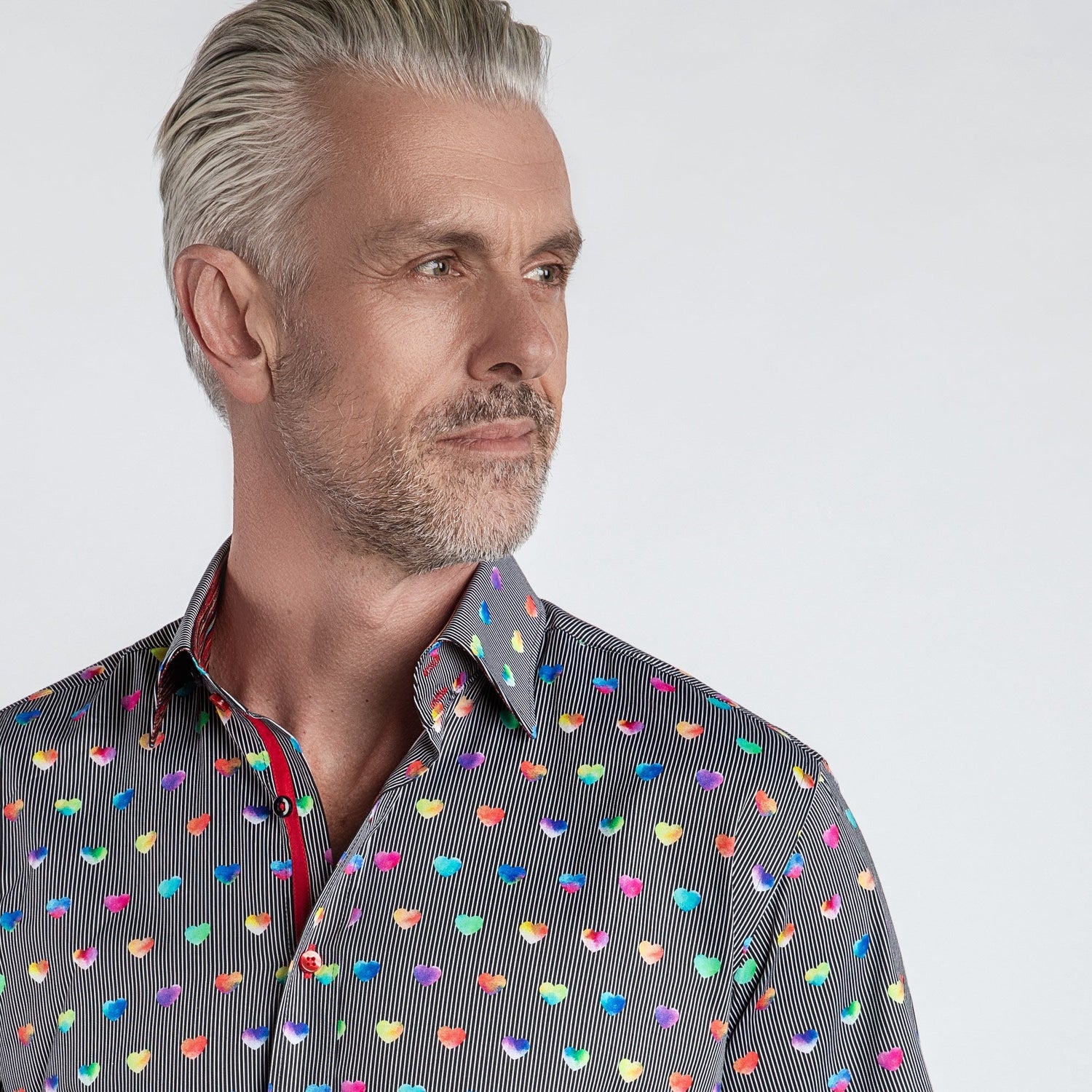 HEARTS MULTICOLOUR PRINT SHIRT