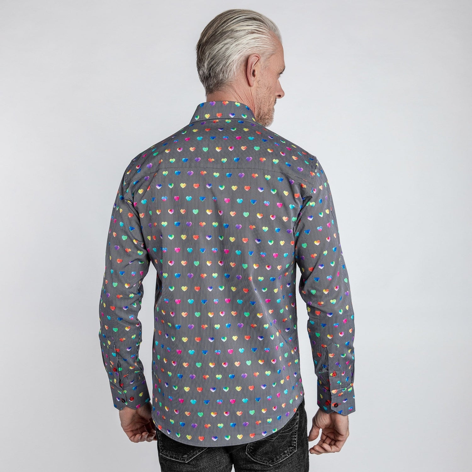 HEARTS MULTICOLOUR PRINT SHIRT