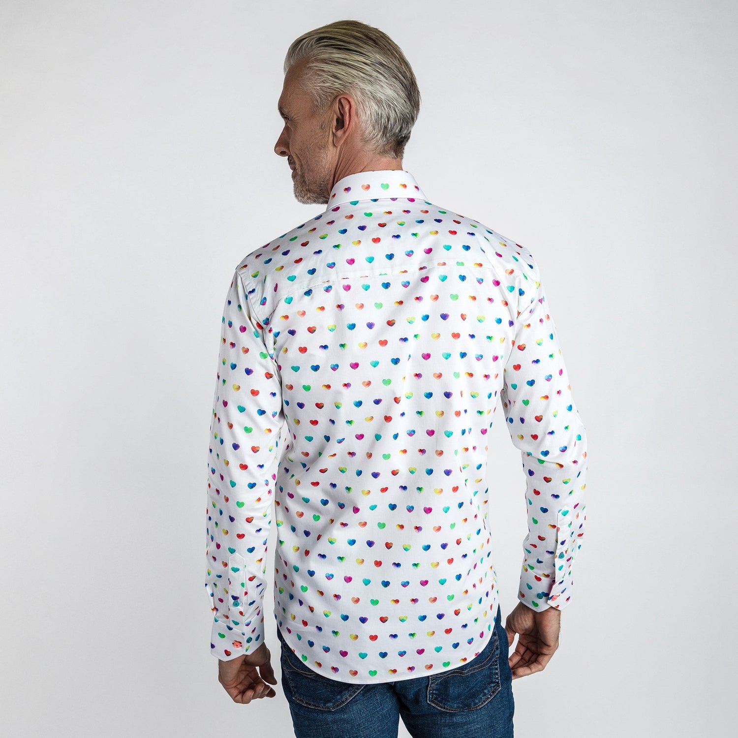 HEARTS MULTICOLOUR PRINT SHIRT