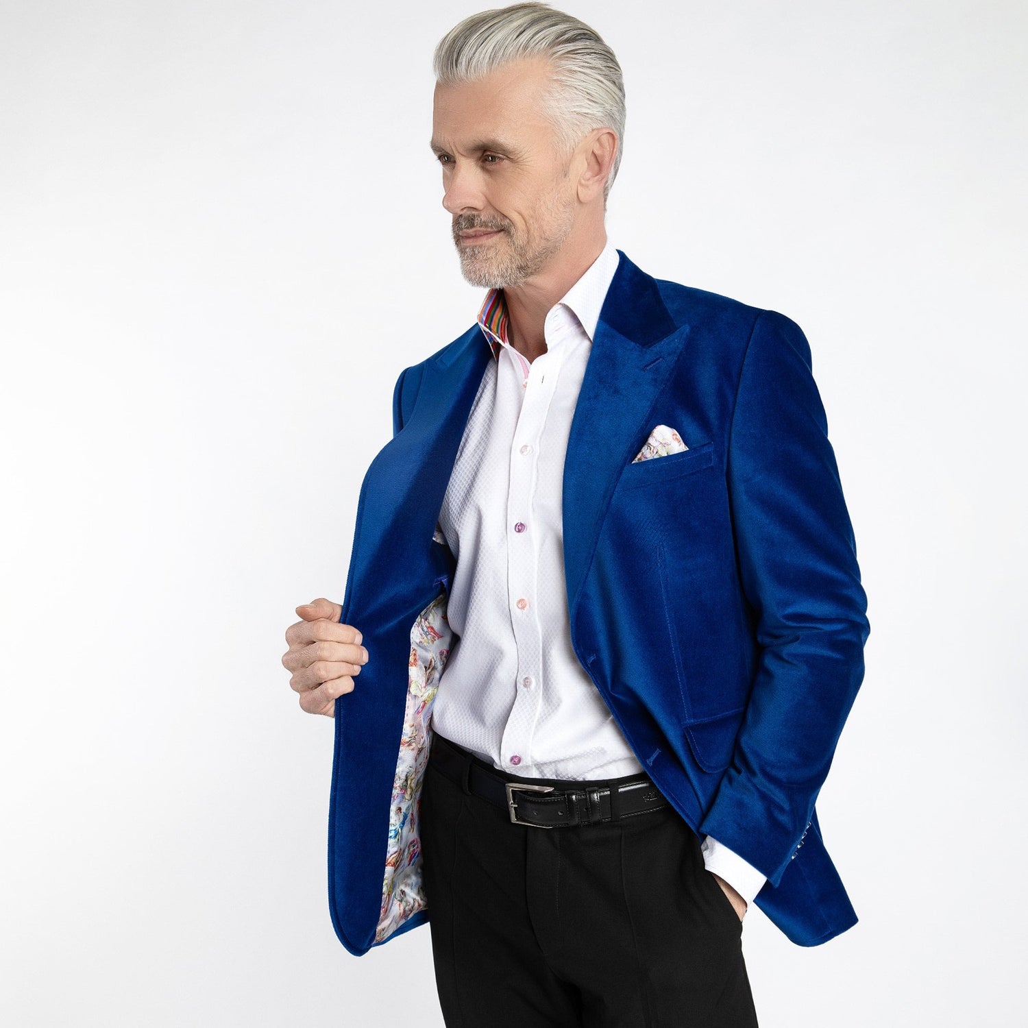 VIBRANT VELVET MENS JACKET