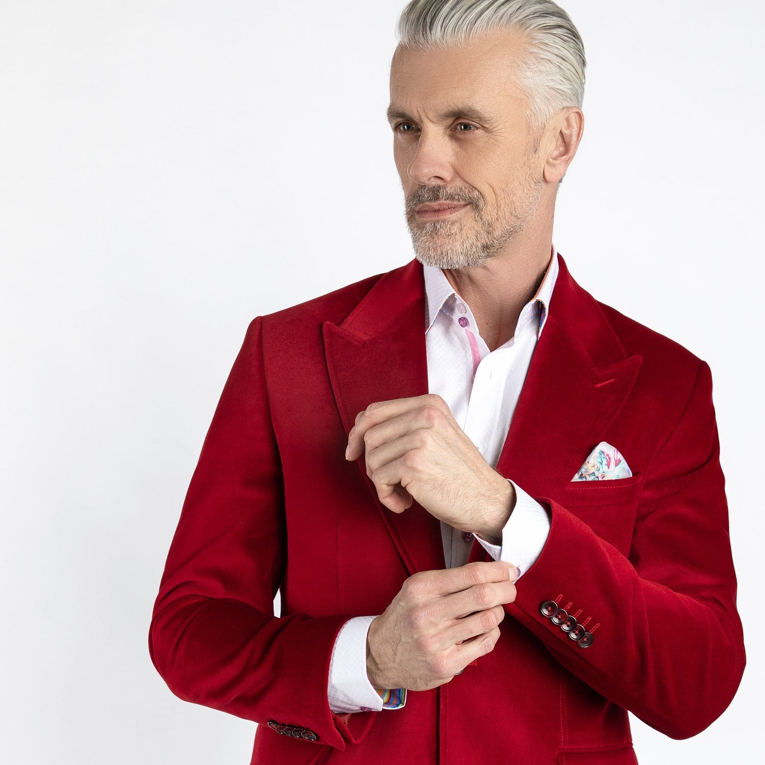 VIBRANT VELVET MENS JACKET