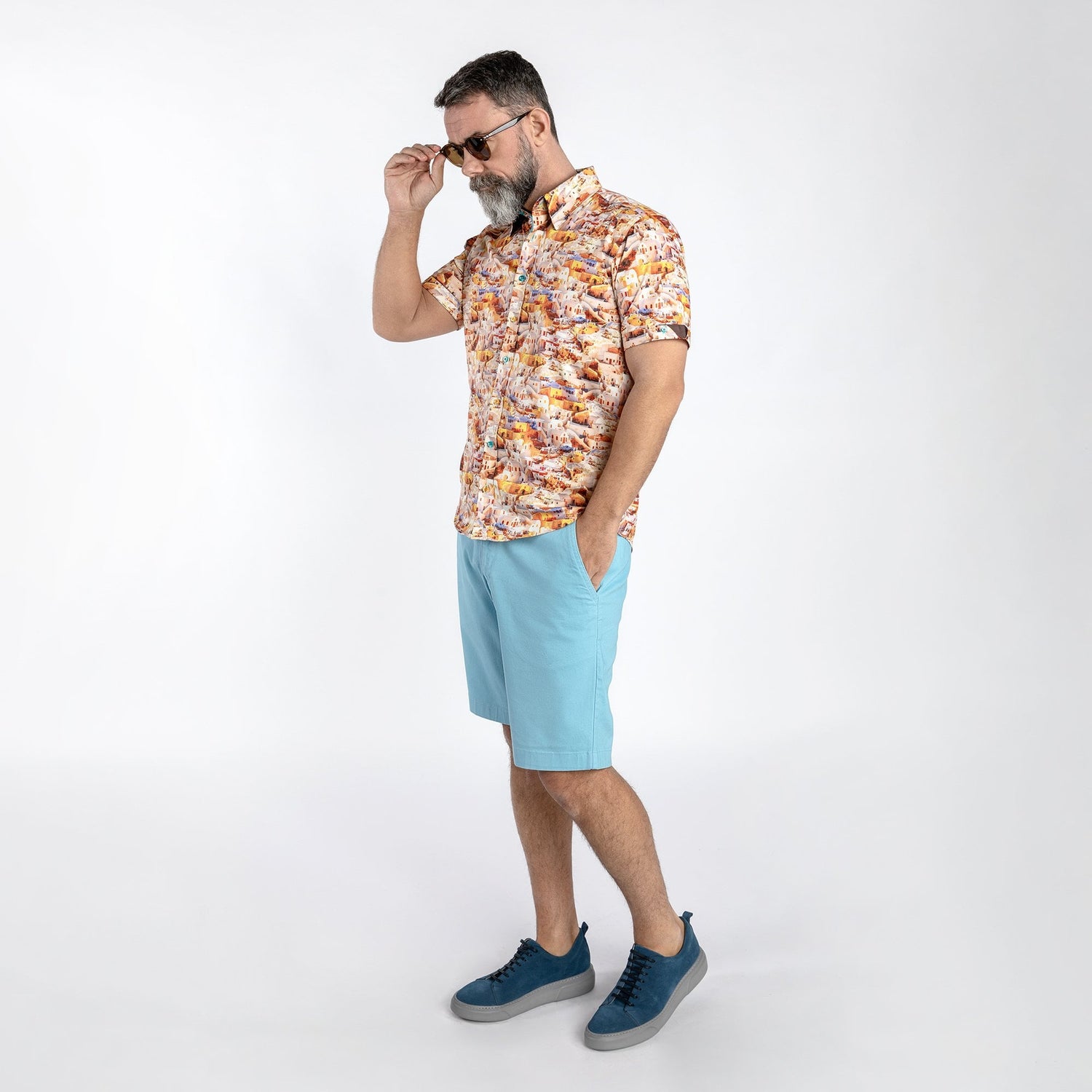 SANTORINI SHORT SLEEVE SHIRT