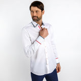 DOUBLE COLLAR CLASSIC JACQUARD SHIRT