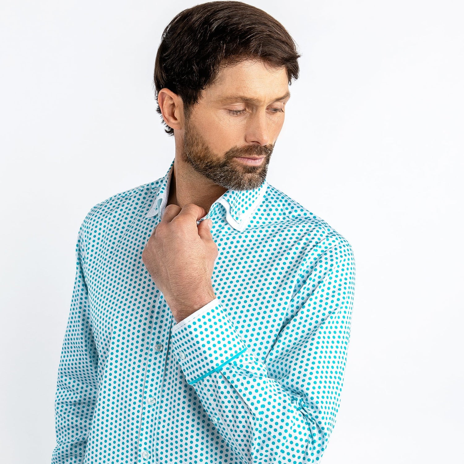 DOUBLE COLLAR CLASSIC SHIRT