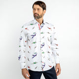 SPITFIRE MULTICOLOUR COMMEMORATIVE PRINT SHIRT