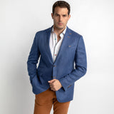 HERRINGBONE LIGHTWEIGHT LINEN SUMMER JACKET