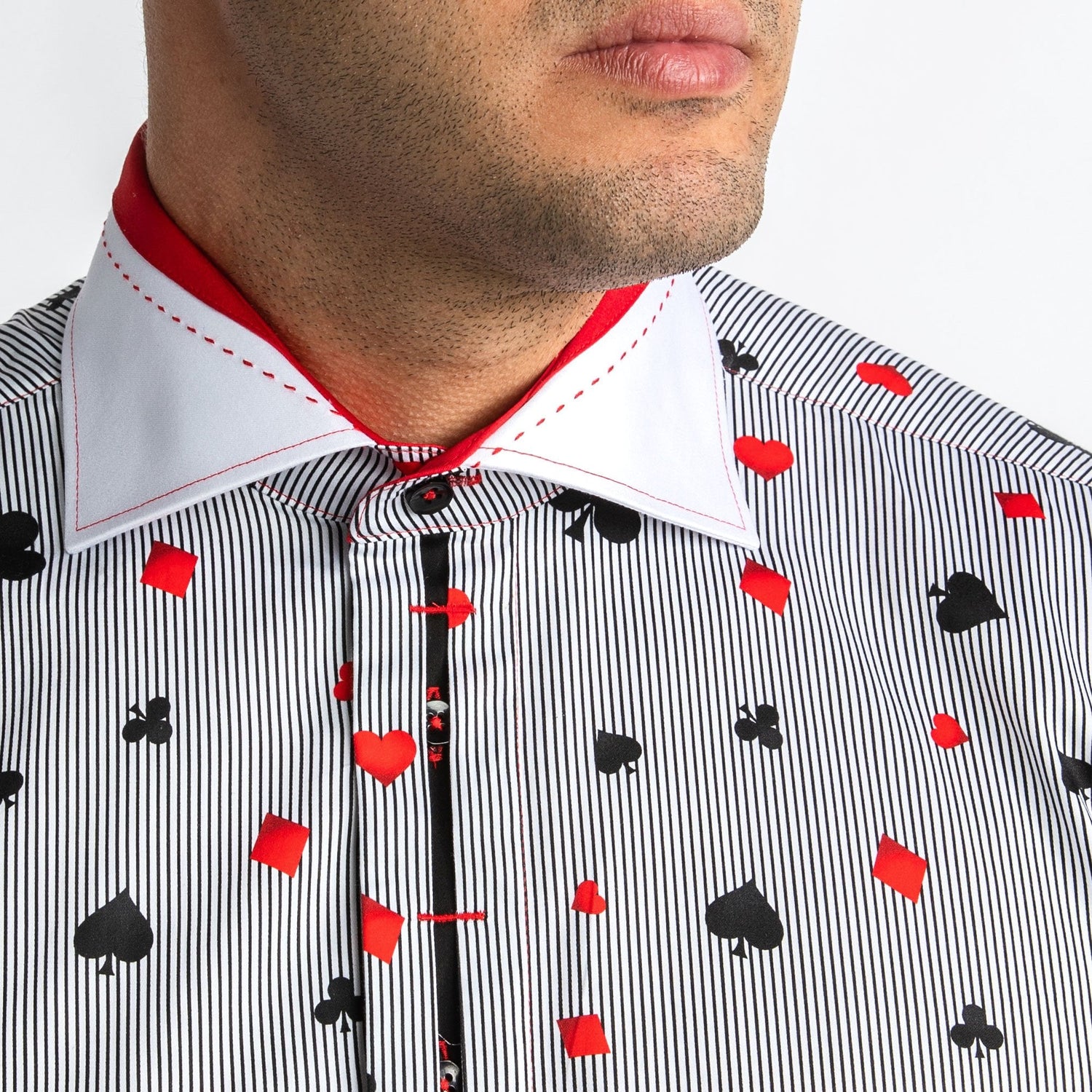 CARD SYMBOLS PRINT SHIRT