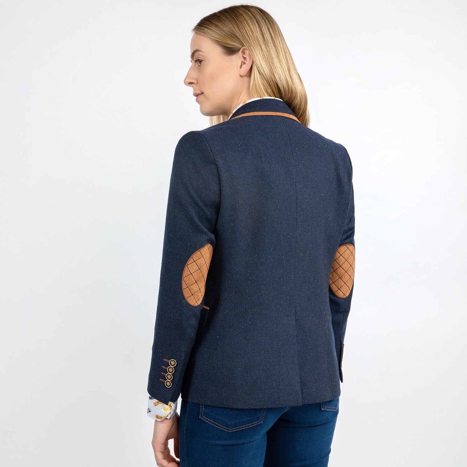 SIGNATURE EQUESTRIAN WOMENS JACKET WITH ELBOW PATCH