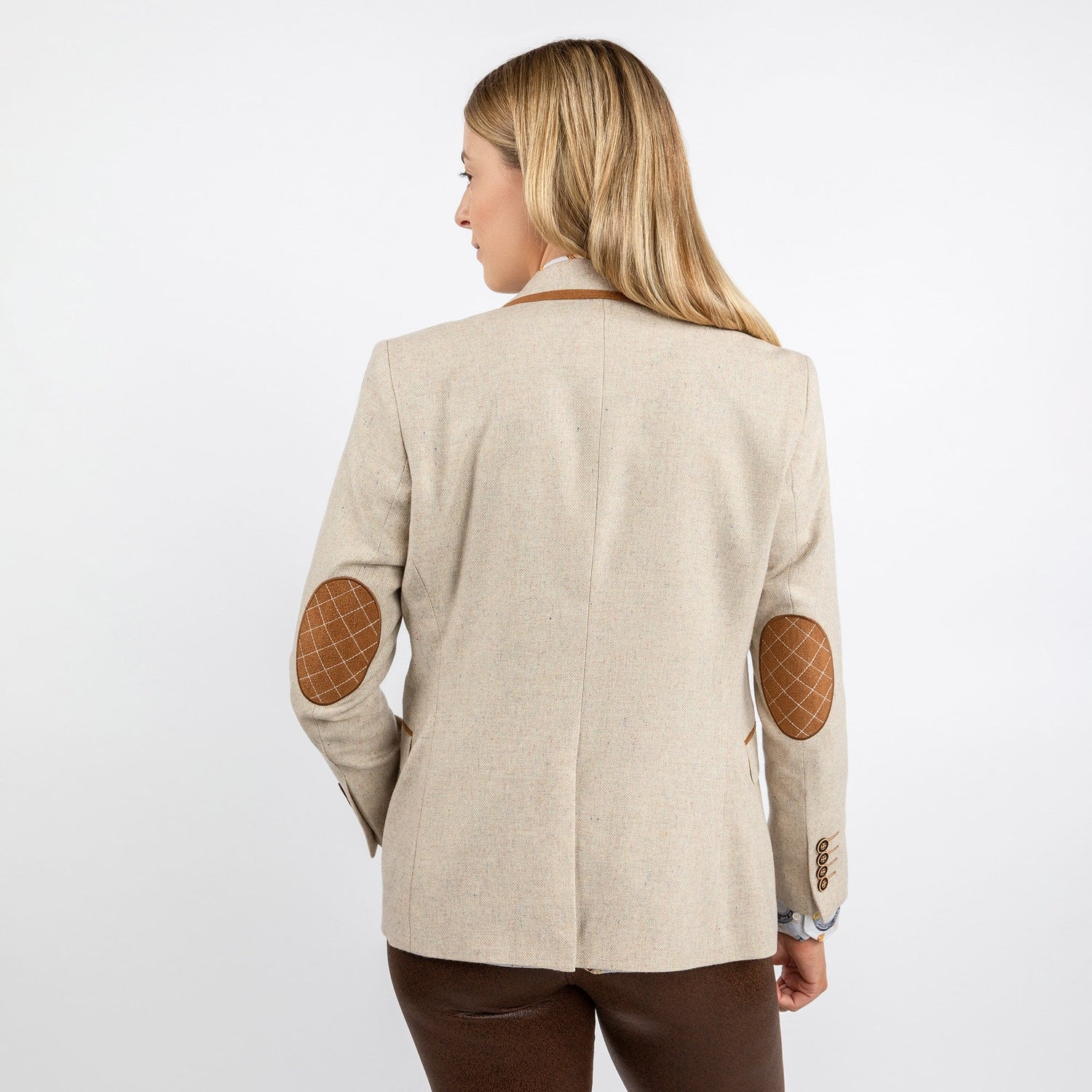 SIGNATURE EQUESTRIAN WOMENS JACKET WITH ELBOW PATCH