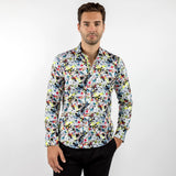 PAINT SPLATTER PRINT SHIRT