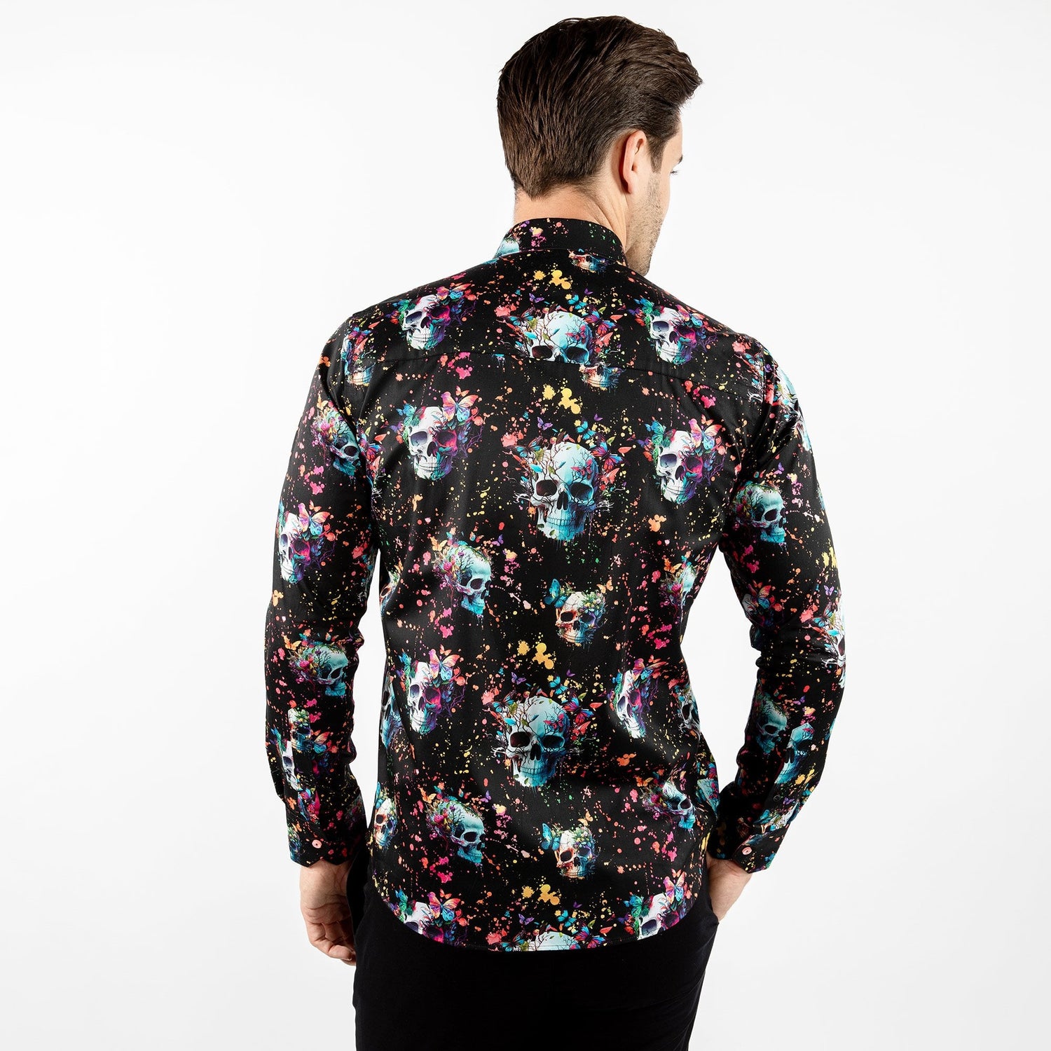 SKULLSCAPE VIVID CHAOS PRINT SHIRT