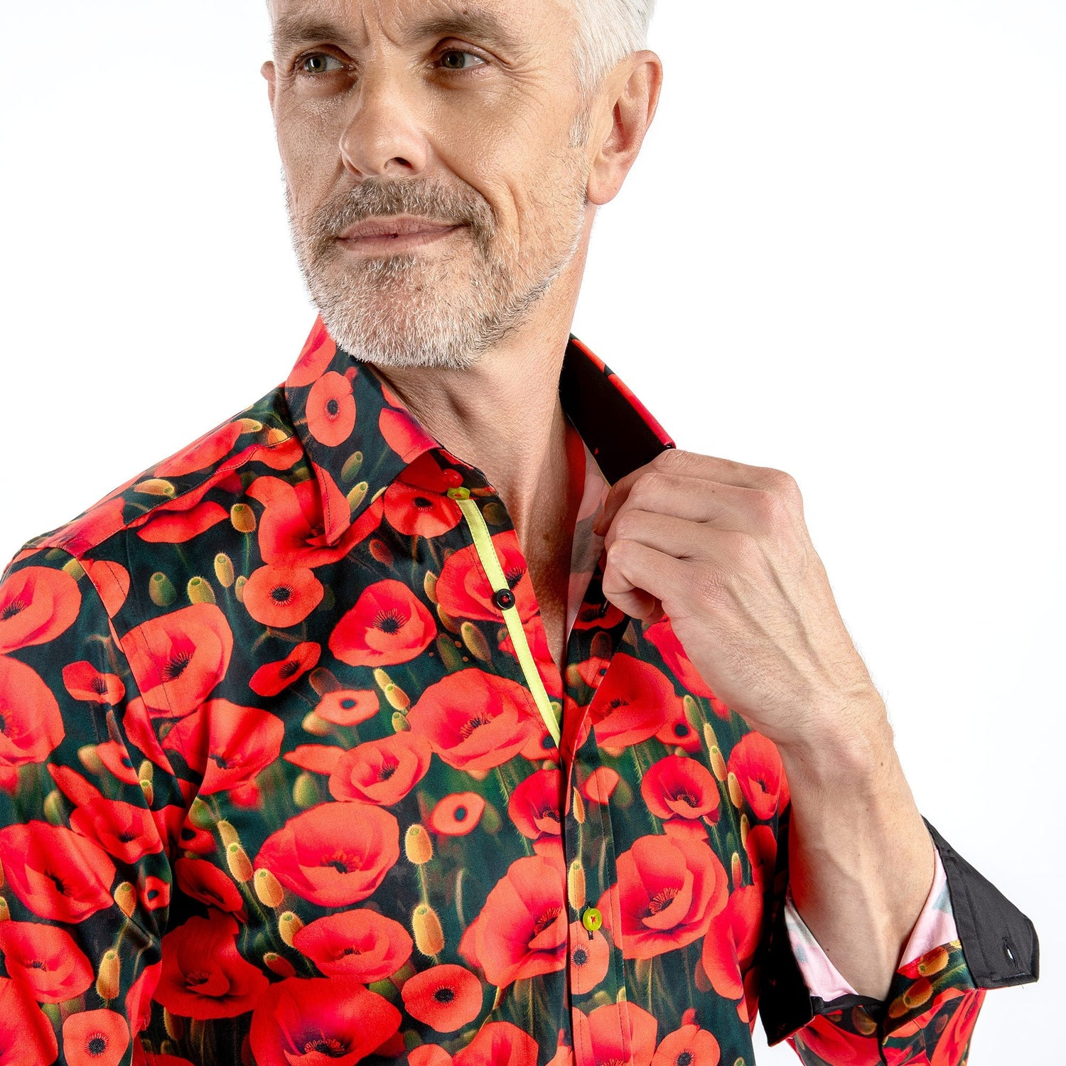 ARMISTICE POPPY FIELD PRINT SHIRT