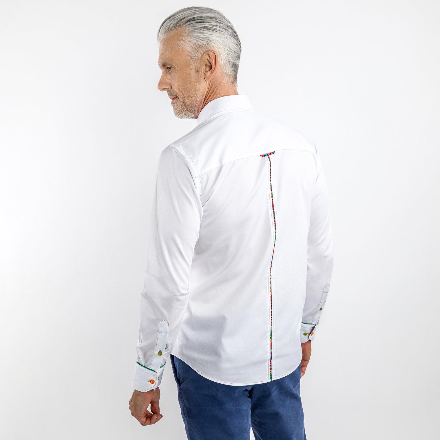 SIGNATURE CLASSIC SHIRT WITH TECHNICOLOR INSERT