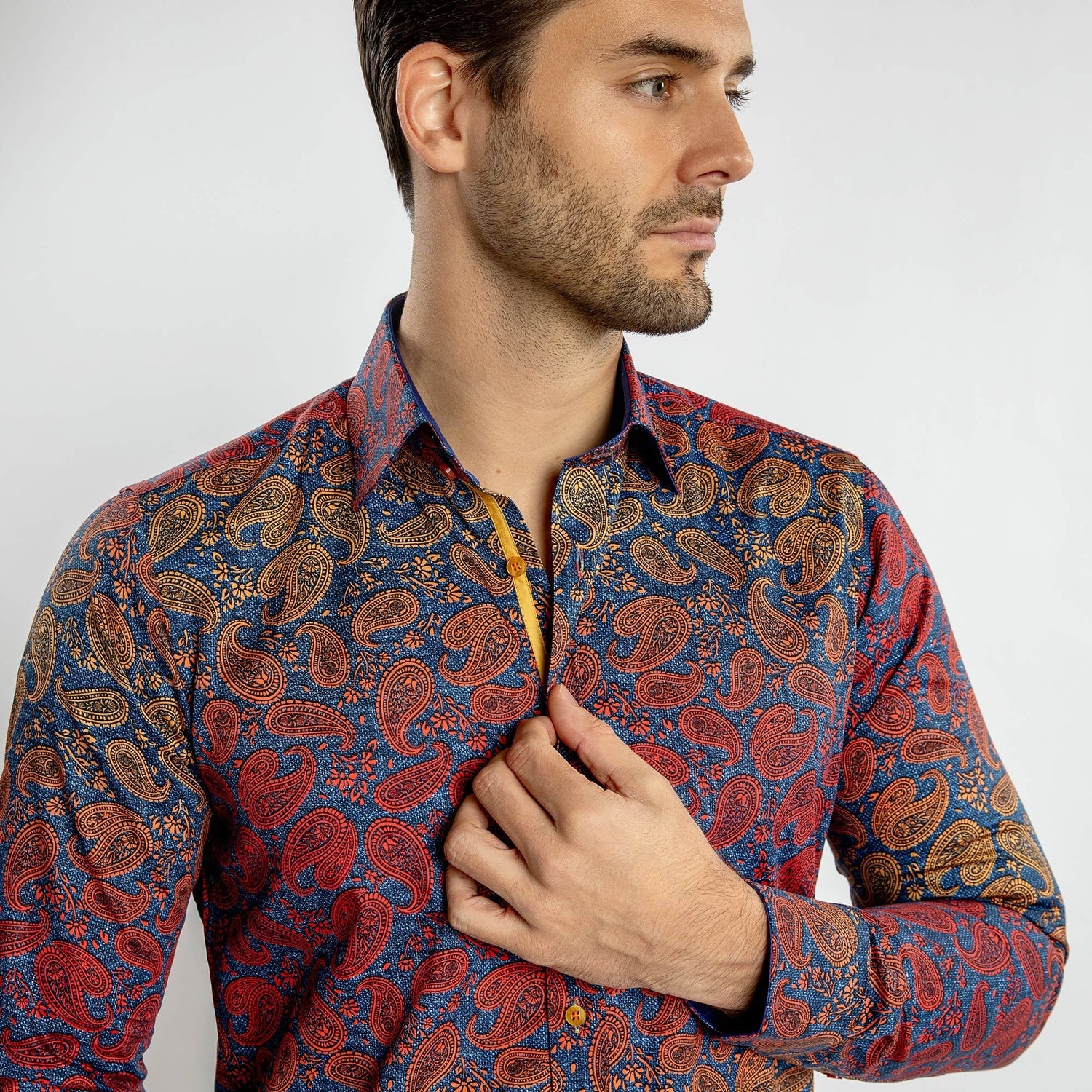 PAISLEY BLEND PLACEMENT PRINT SHIRT