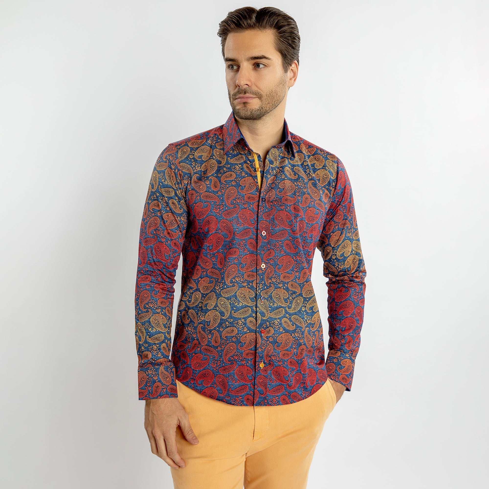 Paisley print dress shirt online