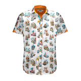 THE WORLD LENS CAMERA PRINT SHORT SLEEVE SHIRT