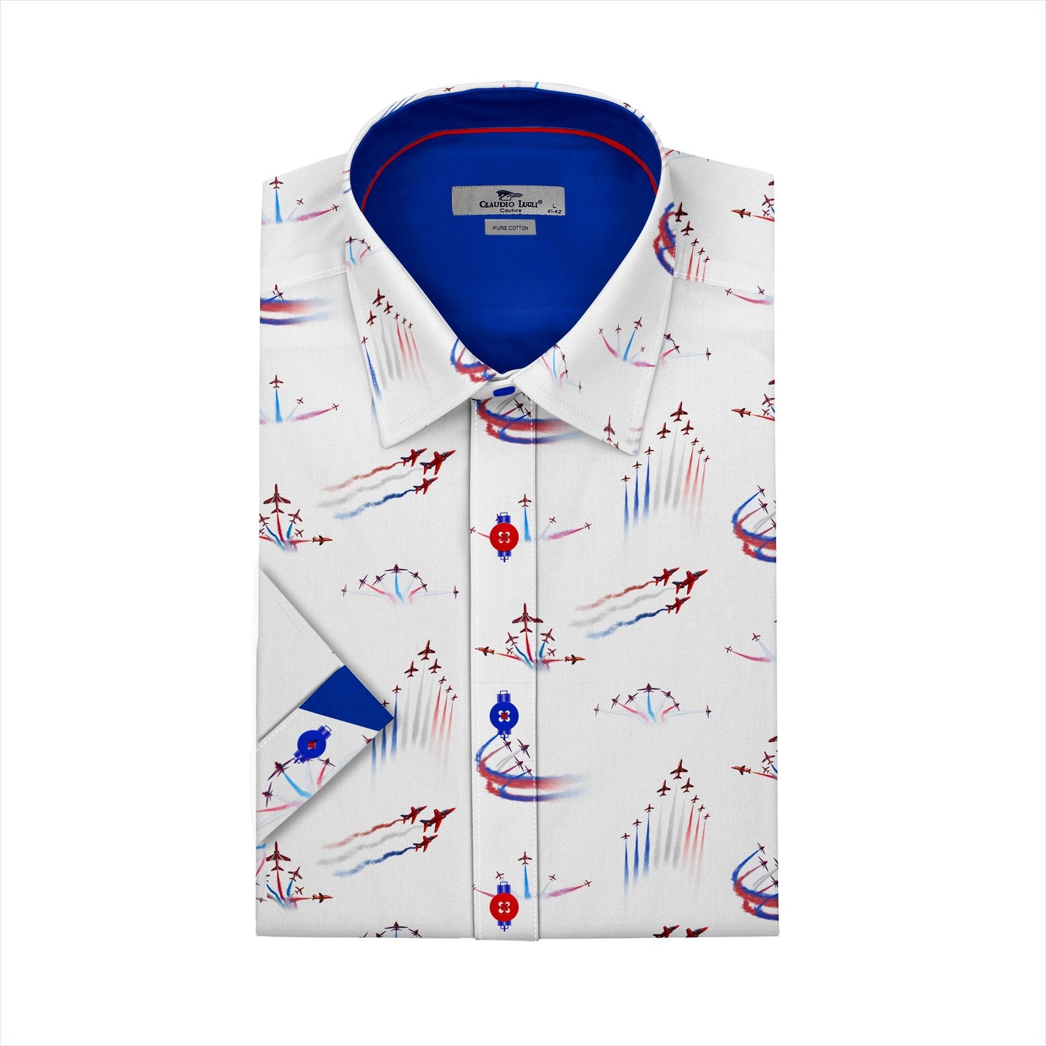 SKYBOUND SPECTACLE RED ARROWS PRINT SHORT SLEEVE SHIRT