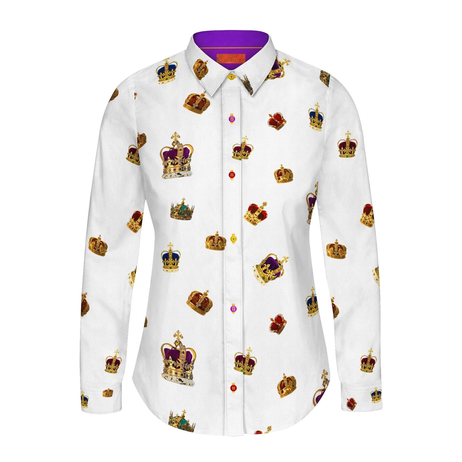 THE CROWN WOMENS PRINT SHIRT