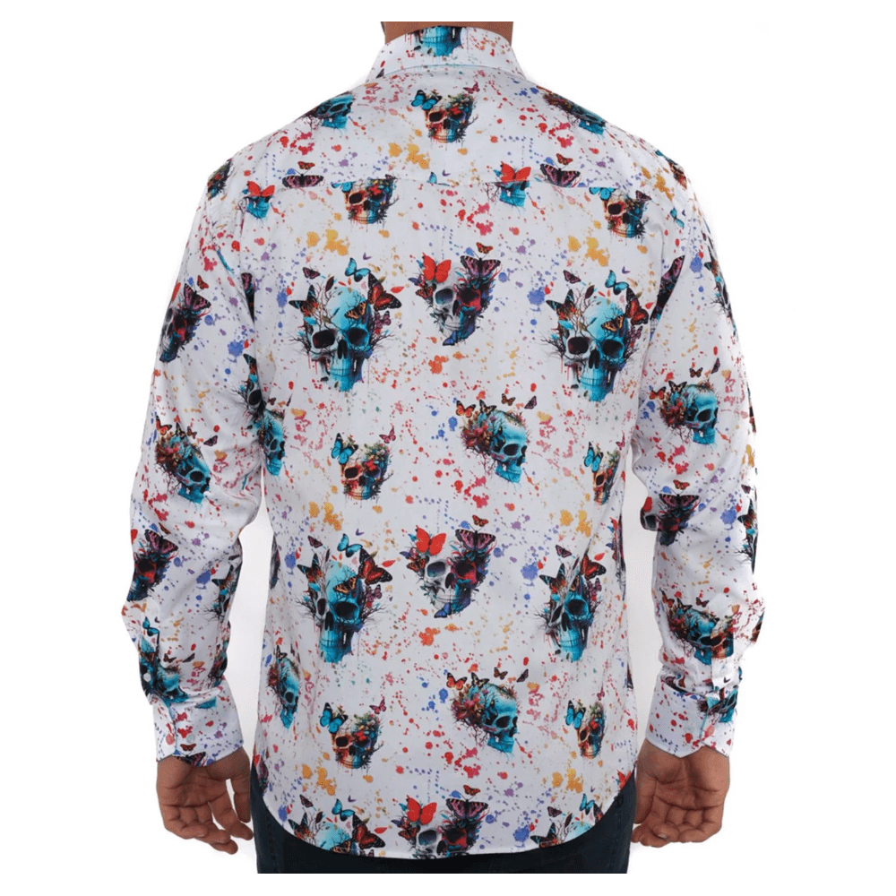 SKULLSCAPE VIVID CHAOS PRINT SHIRT