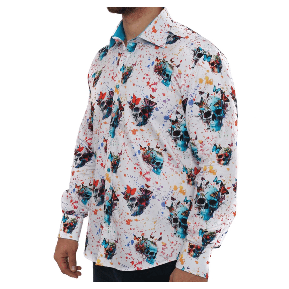 SKULLSCAPE VIVID CHAOS PRINT SHIRT